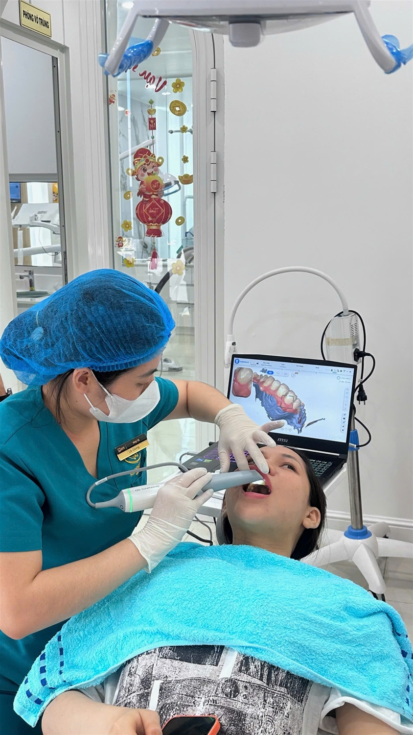 máy quét trong miệng kĩ thuật số